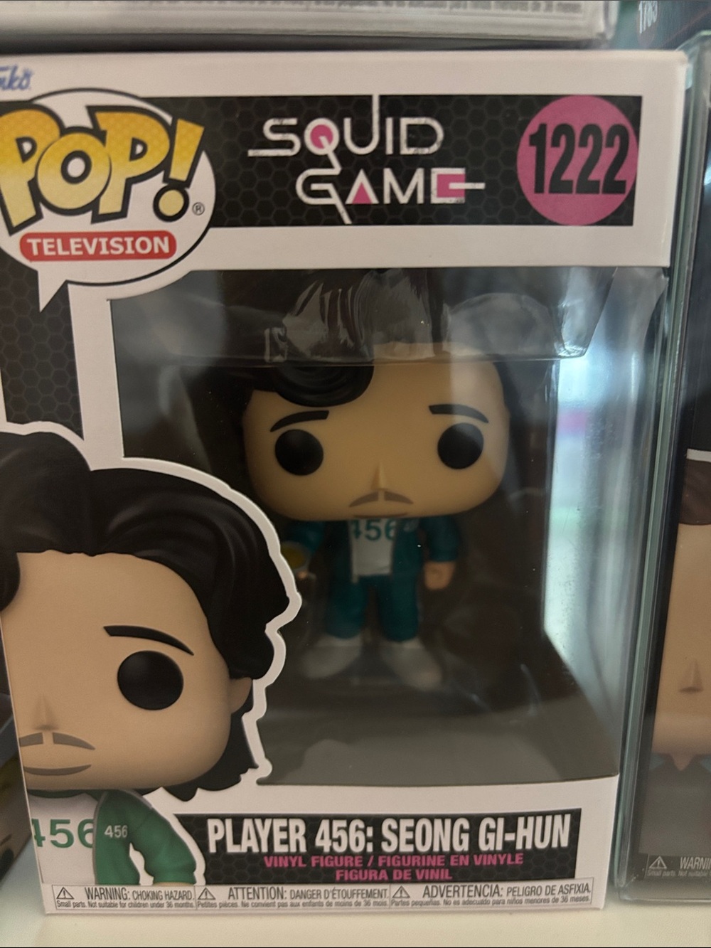 Funko Squid Game Player 456 Seong Gi-hun — Green and White